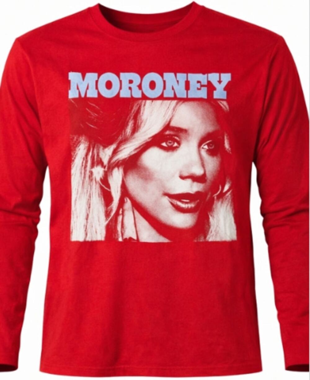 Megan Moroney Graphic Long Sleeve Tee Red Small Country Music Shirt nwot